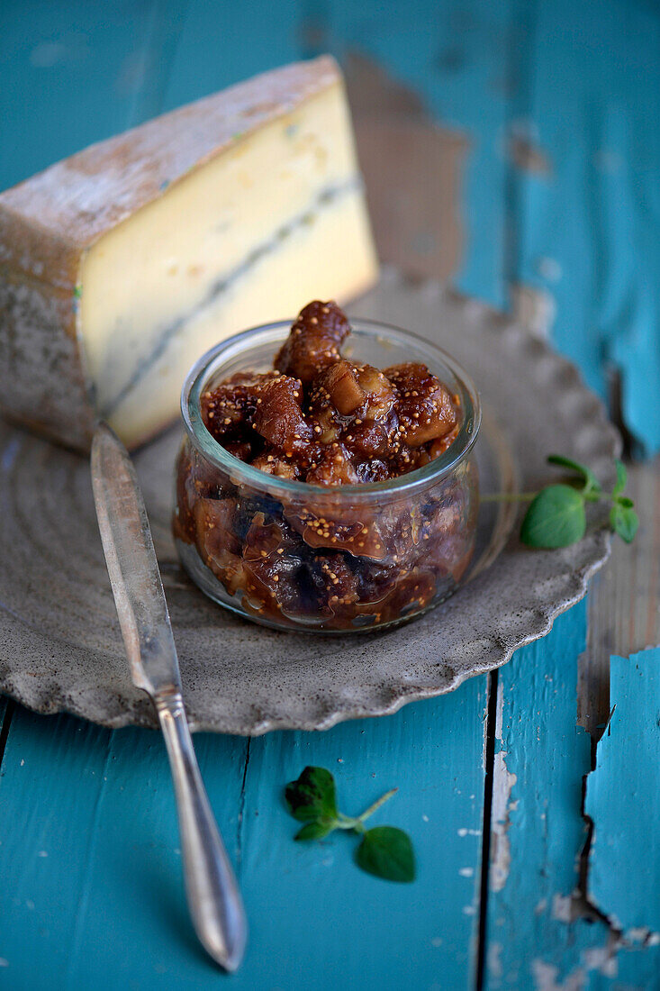 Fig chutney with madeira goes well with cheese