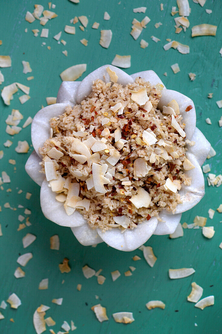 A kind of mess that can be basically strong, this one is made with coconut
