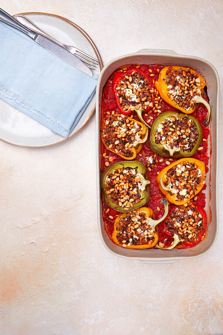 Stuffed pepper bake