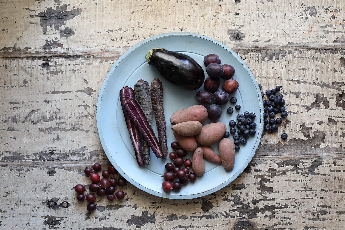 Kochen nach Farben: Blau