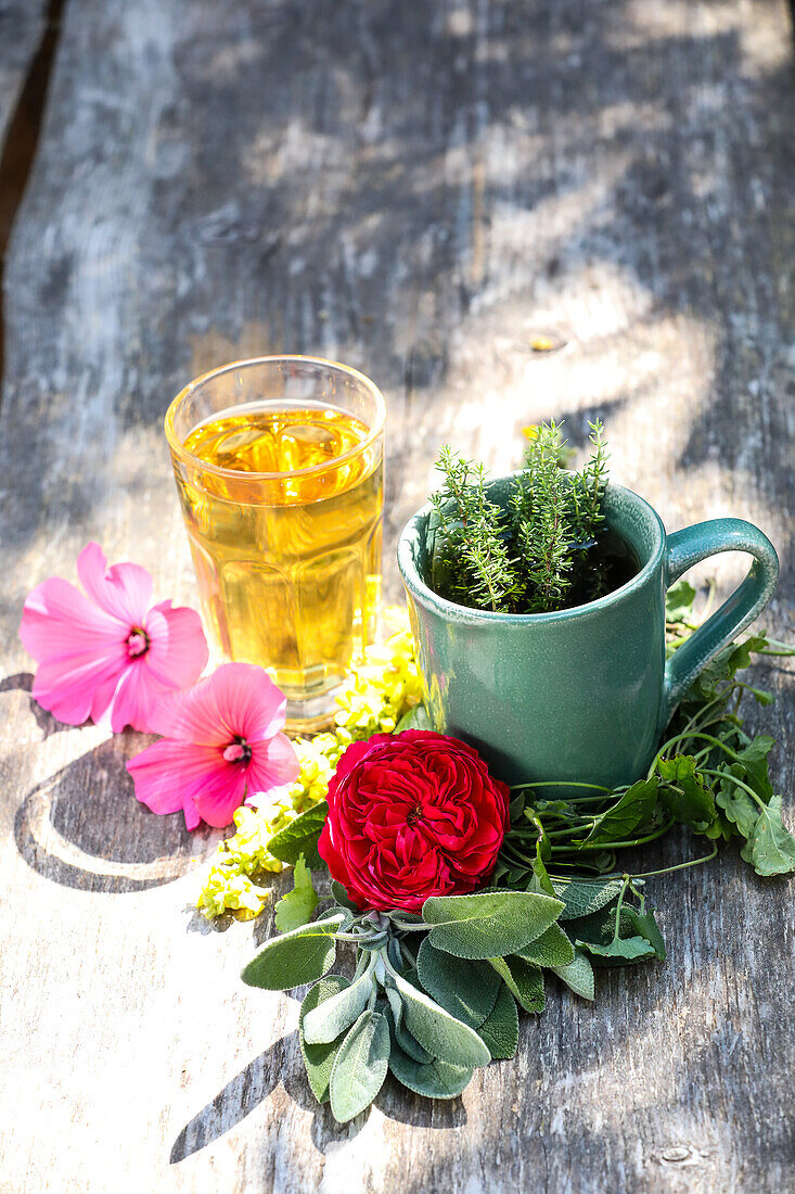 Kräutertee-Aufguss und Blütentee-Kaltauszug bei Heuschnupfen