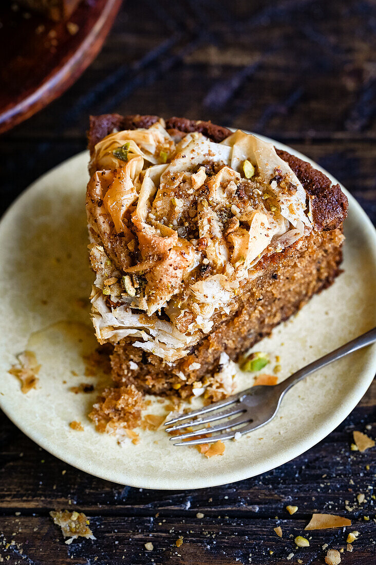 Baklava cake