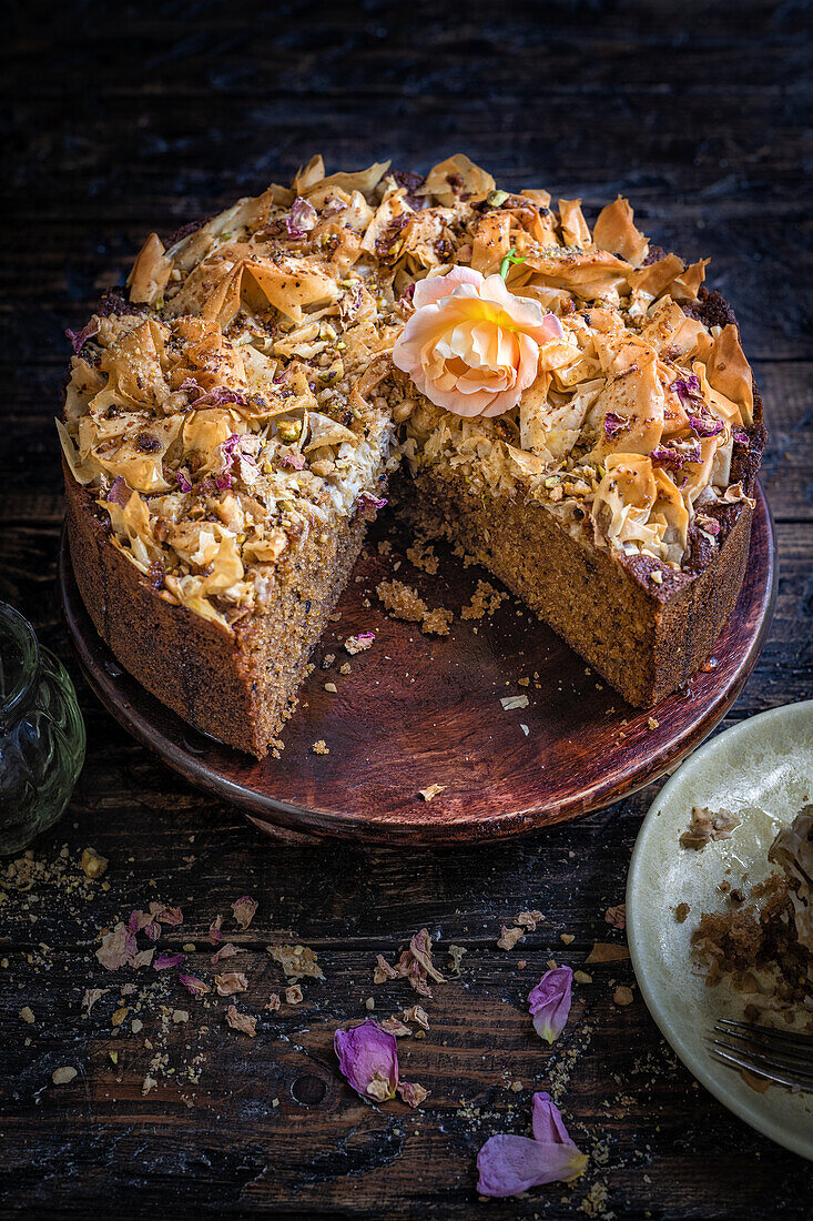 Baklava cake