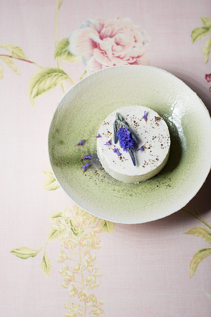 Vegan 'Goat Cheese with lavender