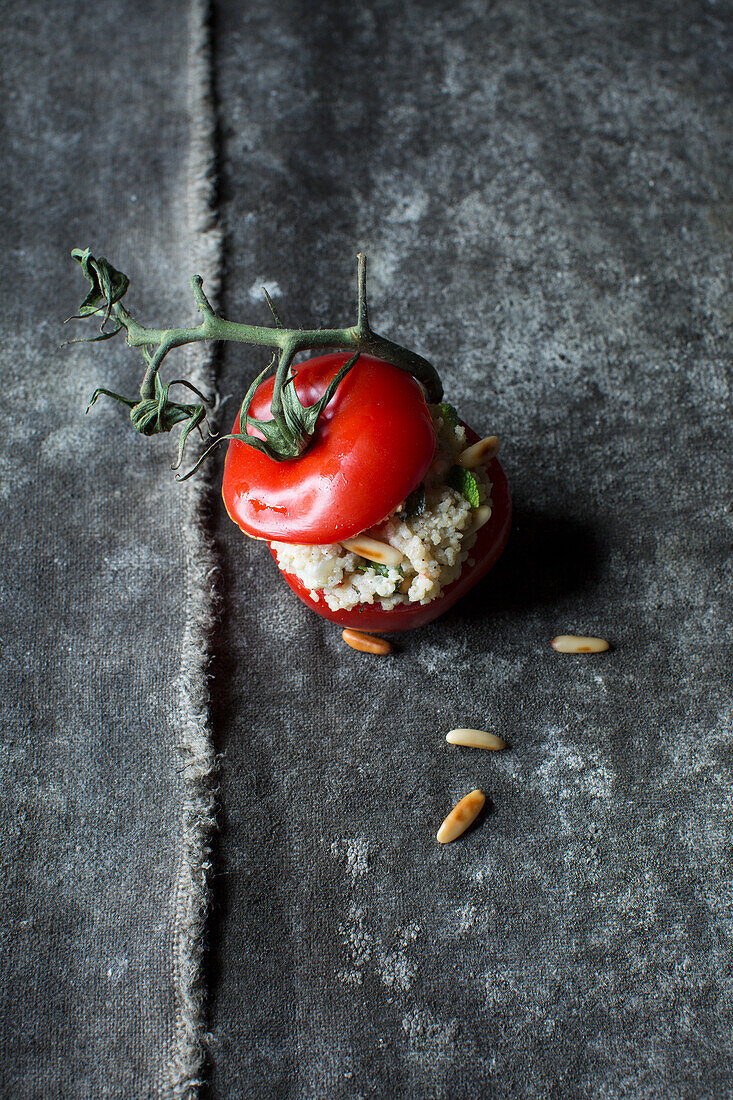 Gefüllte Tomate (vegan)