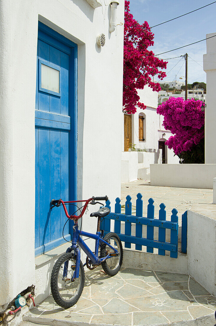 Typische Häuser, Ort Artemonas, Insel Sifnos, Kykladen, Ägäis, Griechenland