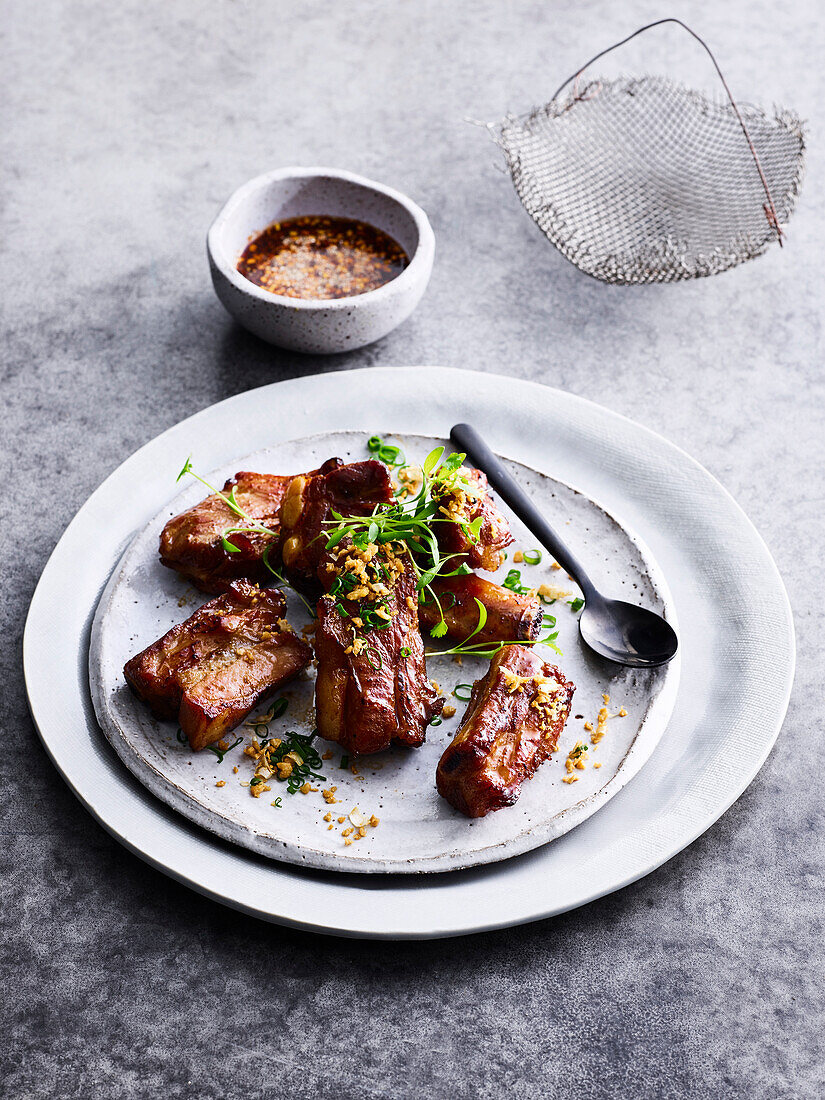 Si Krong Mhu Yaang - grilled pork rib