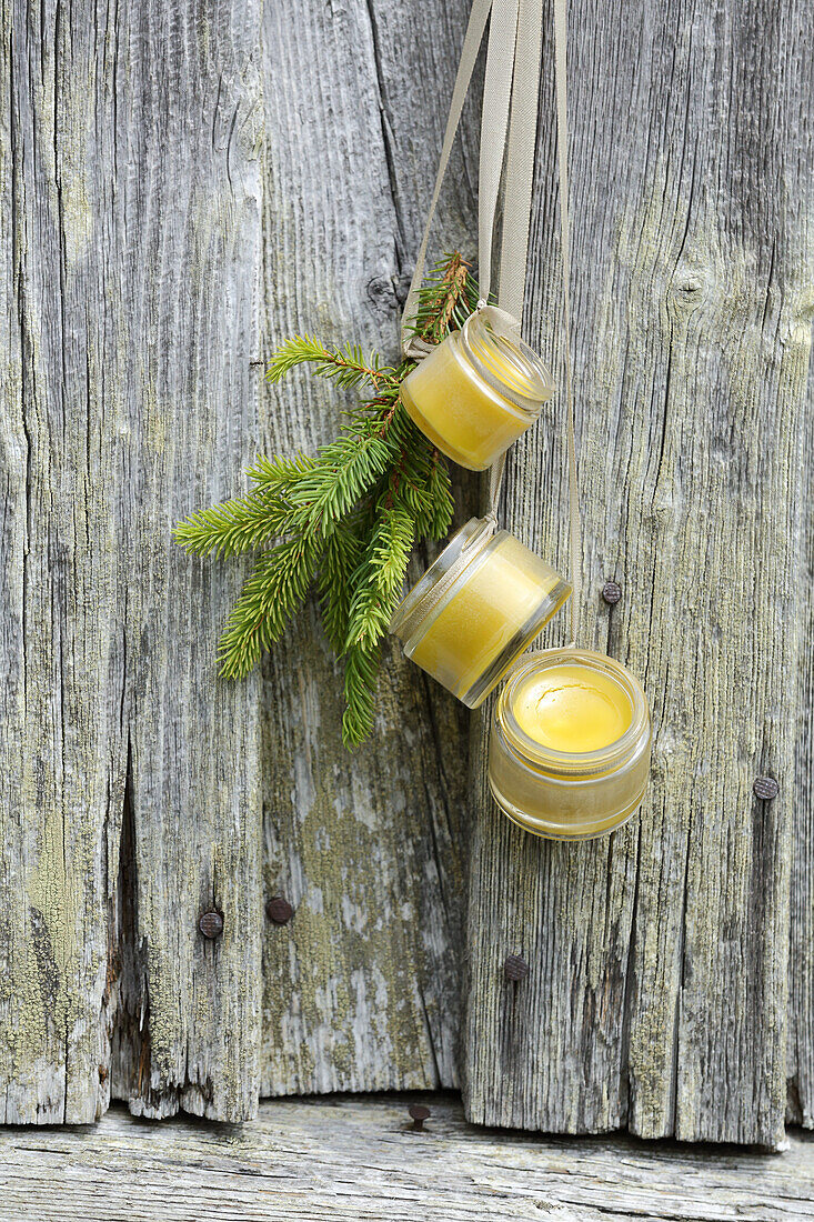 Pine Pitch ointment for wounds