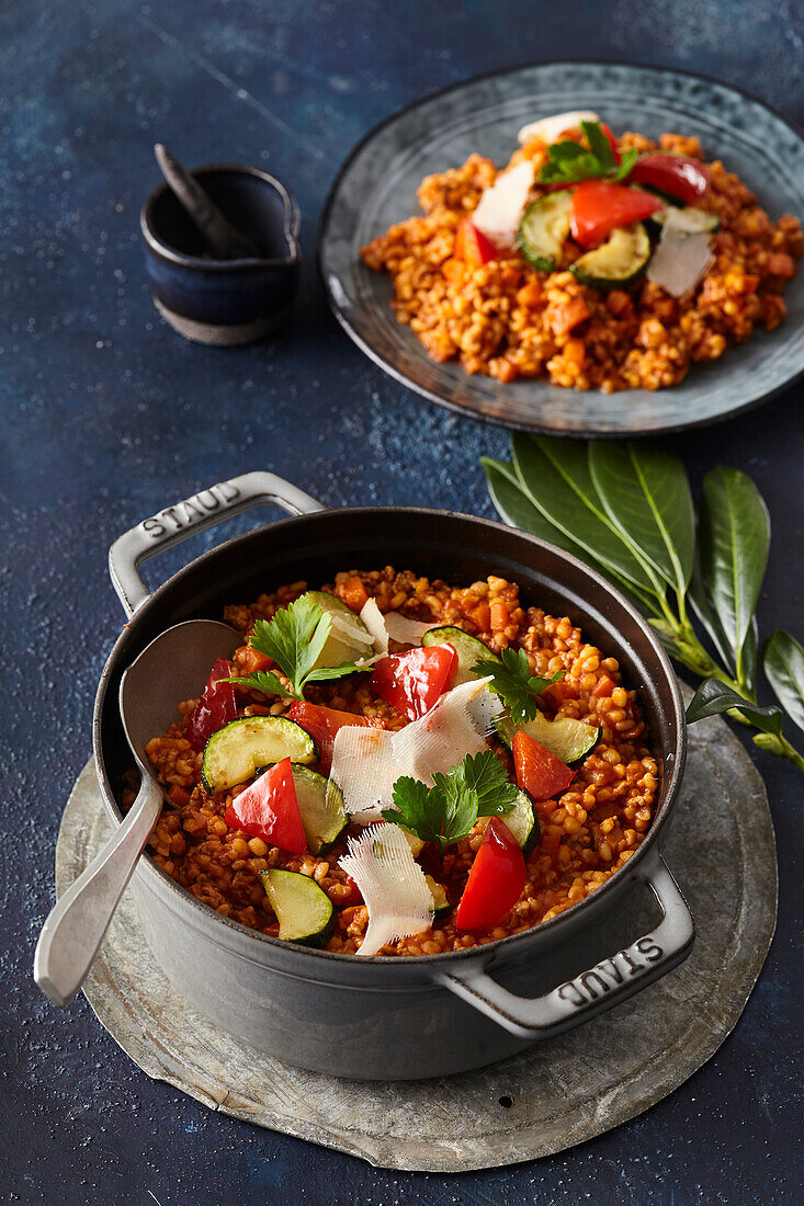 Bulgur mit Hackfleisch