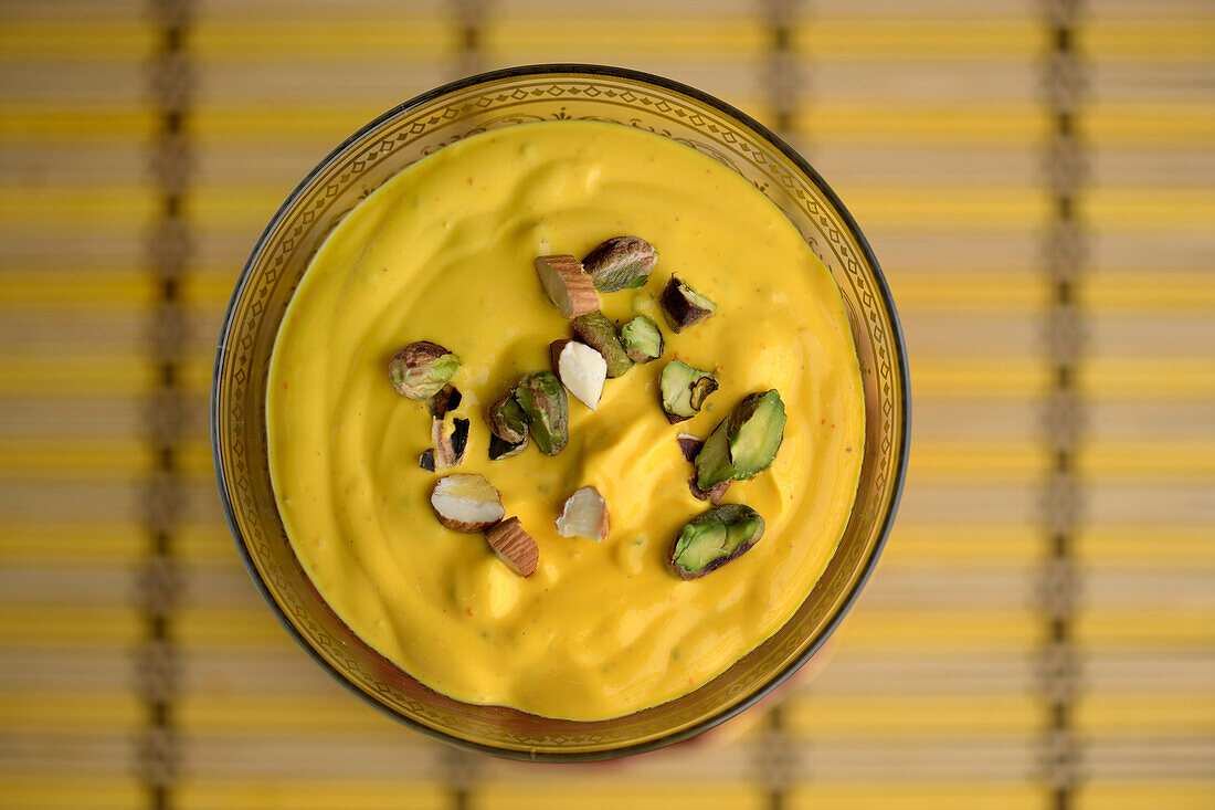 Shrikhand - Indian saffron cream