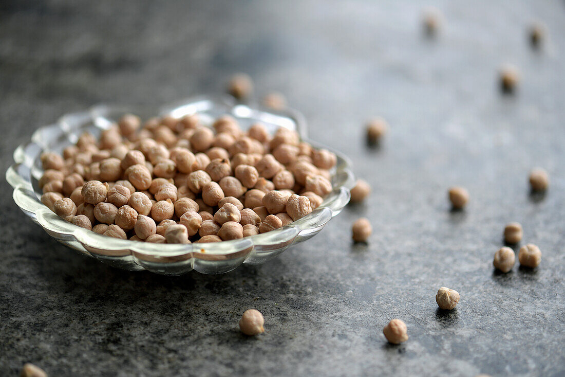 Raw chickpeas