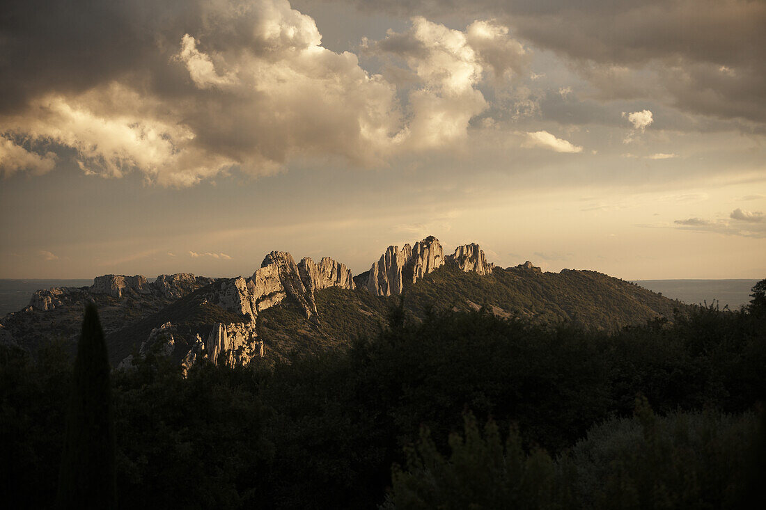 Les Dentelles de Montmiraille (Provence, Frankreich)