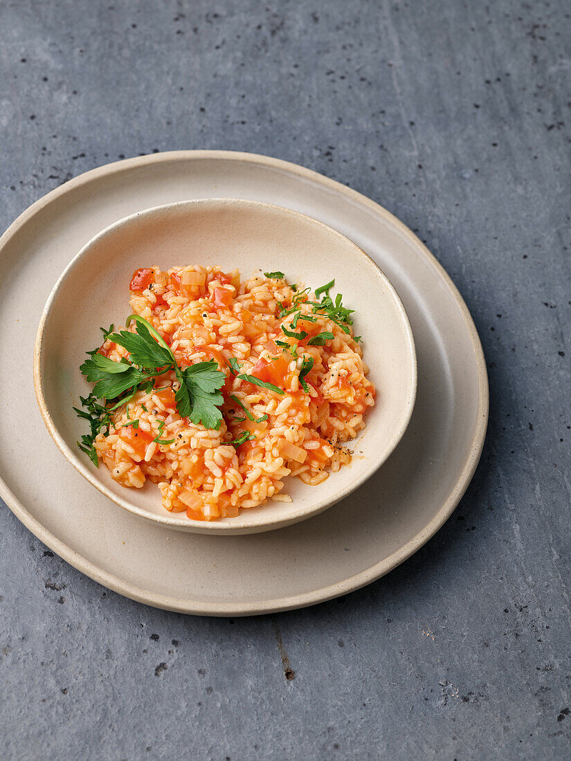 Portuguese Arroz de tomate - classic tomato rice