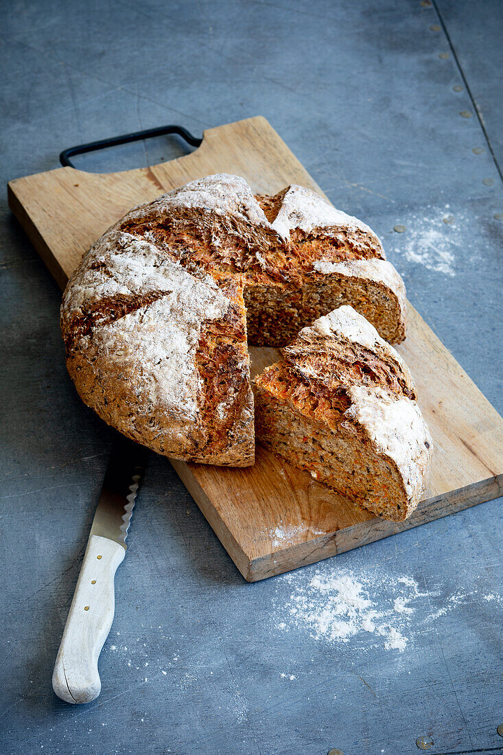 Buchweizen-Möhrenbrot