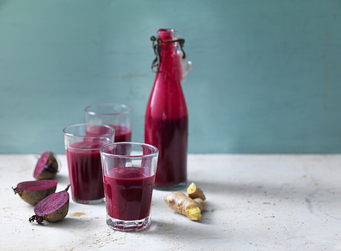 Beet ginger smoothie