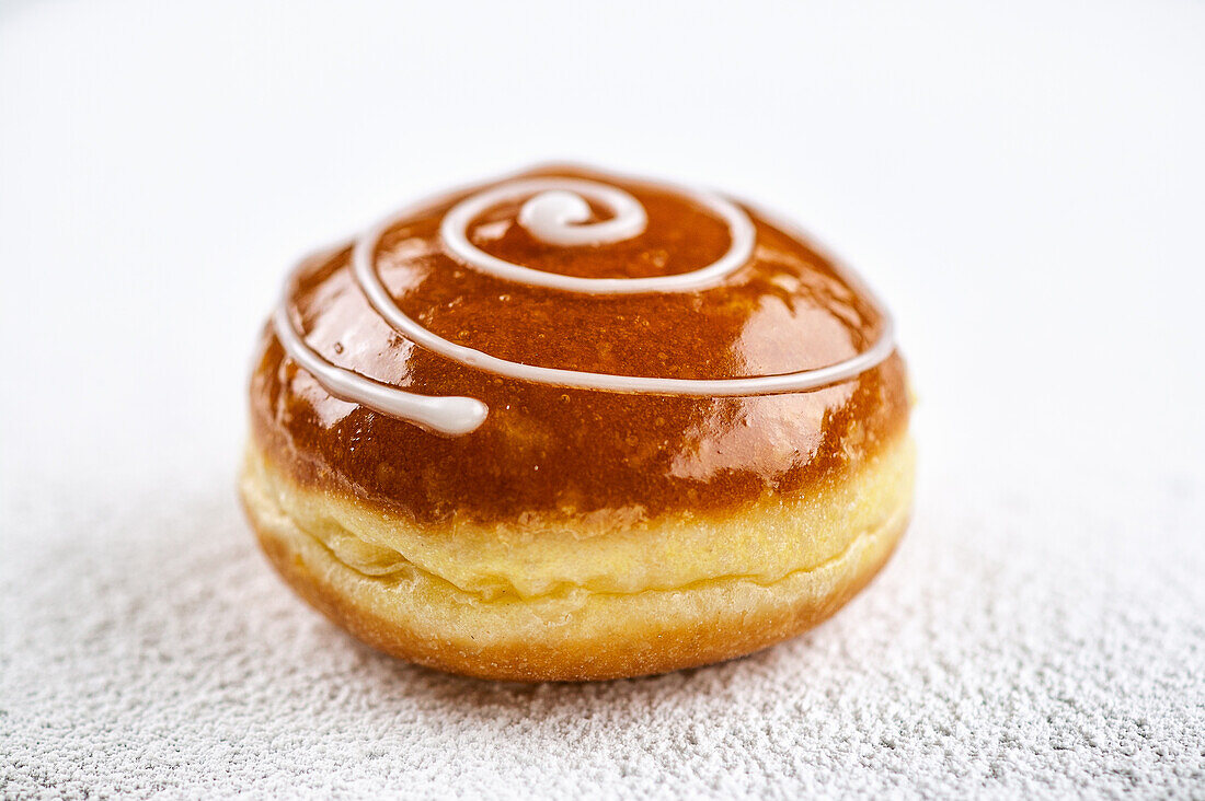 A glazed doughnut for carnival