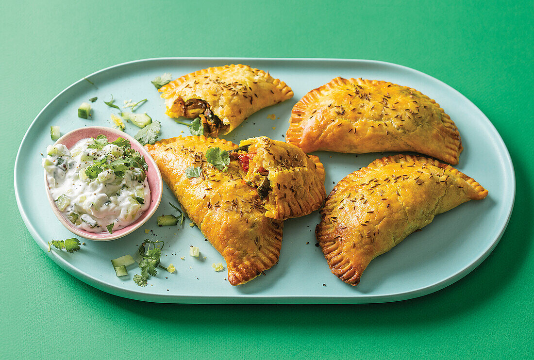 Dumplings with vegetable filling