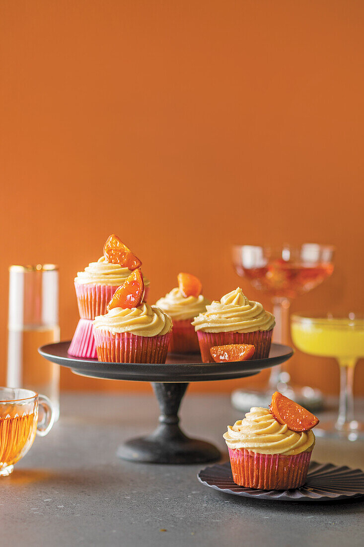 Orange and Earl Grey cupcakes