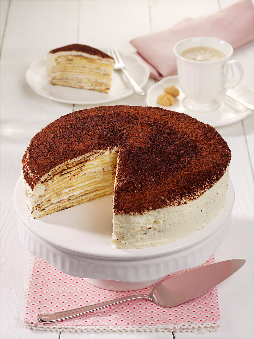 Crêpes-Tiramisu-Torte