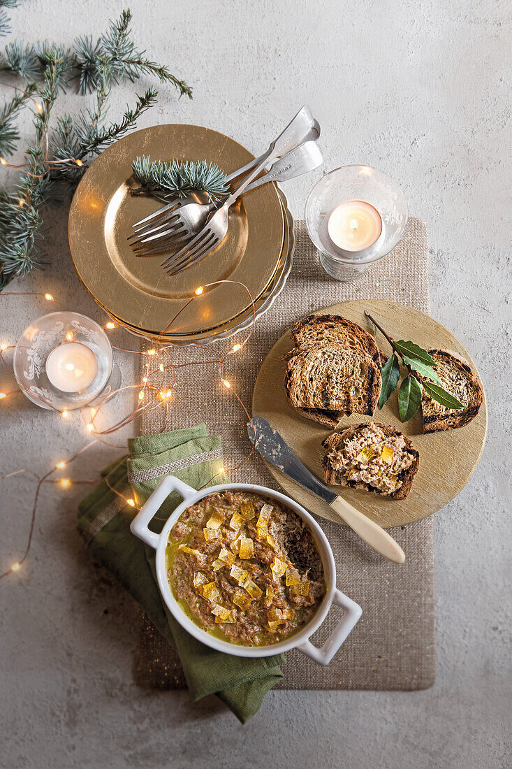 Entenrillettes zu Weihnachen