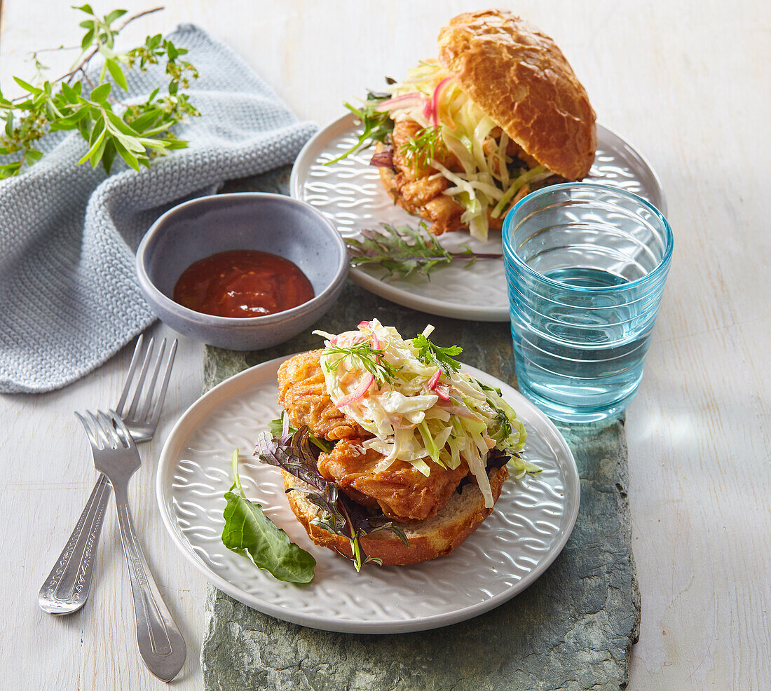 Southern Fried Chicken Burger