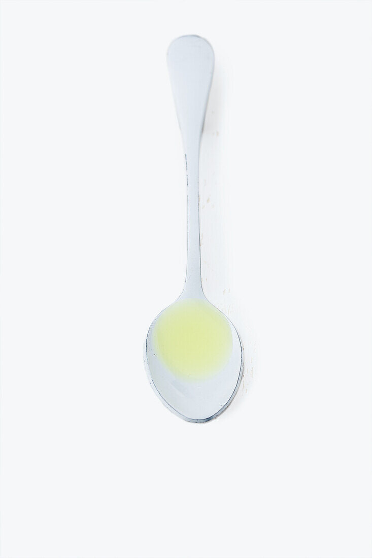 Vanilla essence on spoon