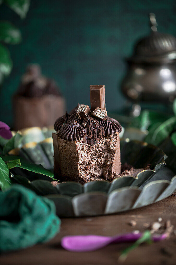 KitKat-Cheesecake-Törtchen