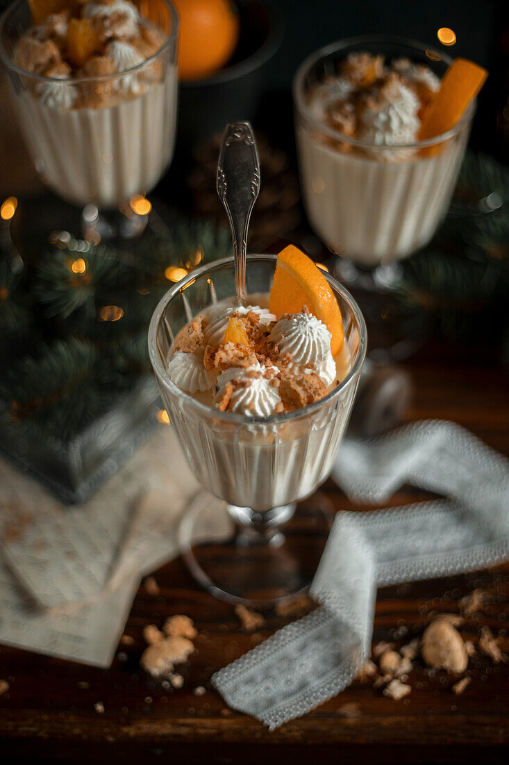 Marzipan orange cream