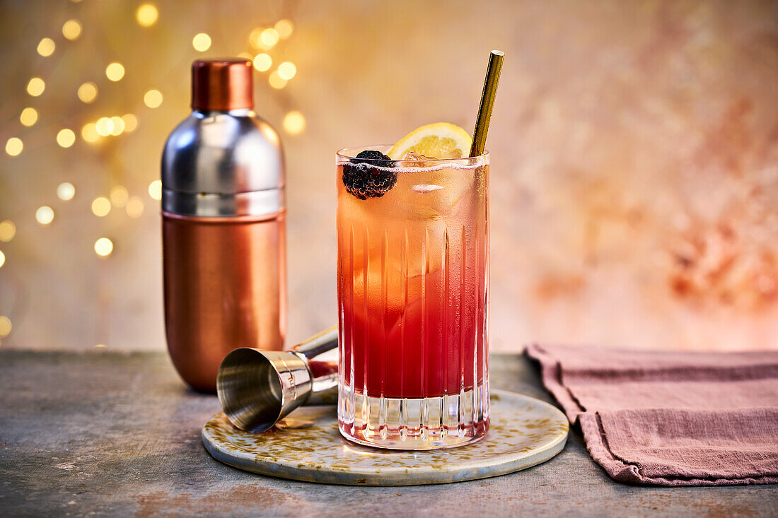 Sloe gin fizz