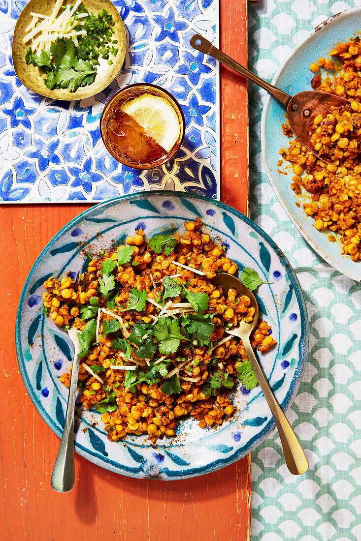 Lahori chanay ki daal (lentil dal, Pakistan)