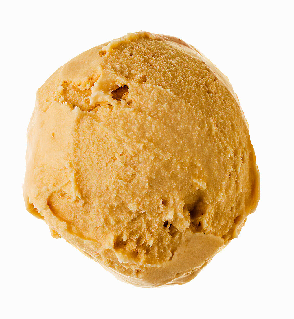 Eine Kugel Dulce de leche-Eis