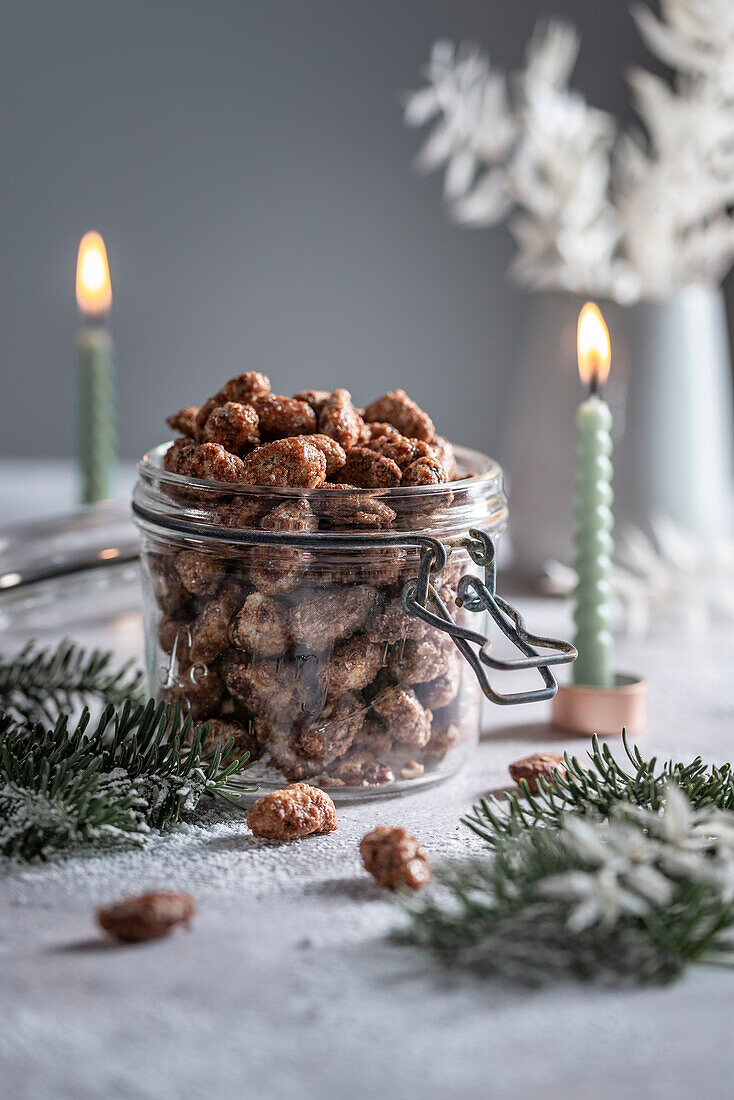 Gebrannte Mandeln zu Weihnachten