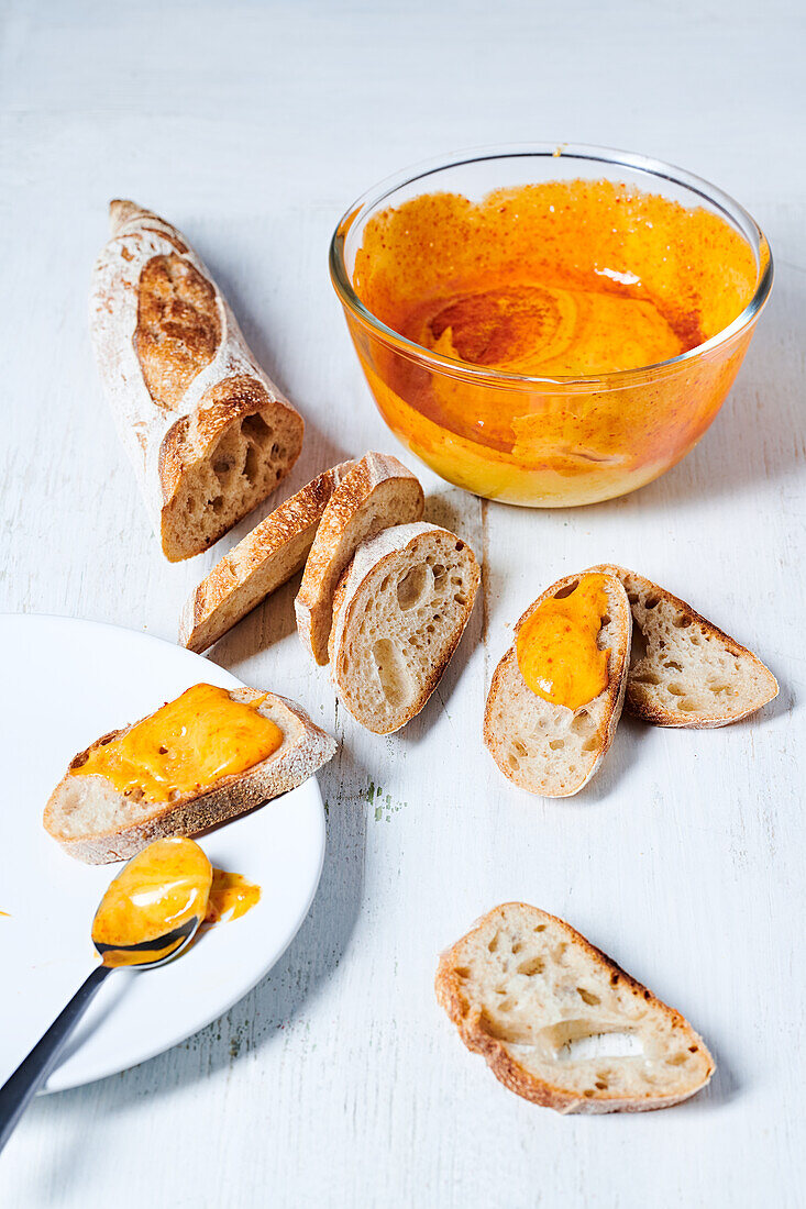 Rouille with baguette