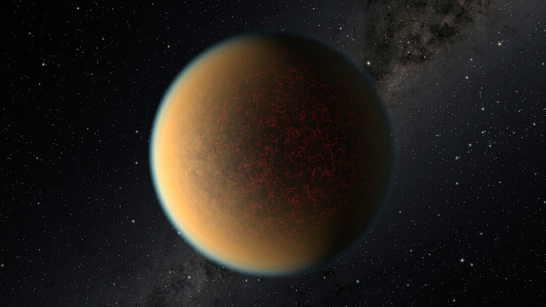 Exoplanet GJ 1132 b, illustration