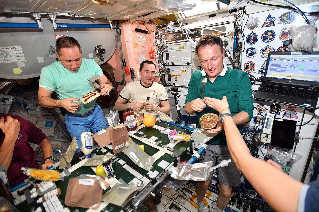 Celebrating Thanksgiving on the ISS