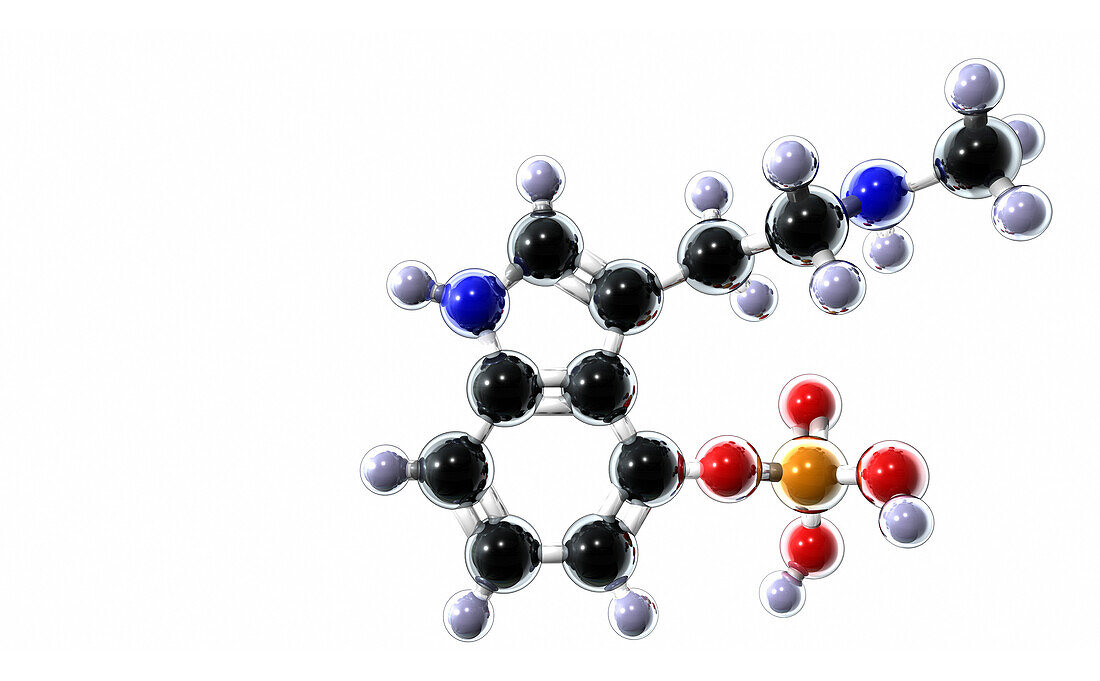 Baeocystin molecule, illustration