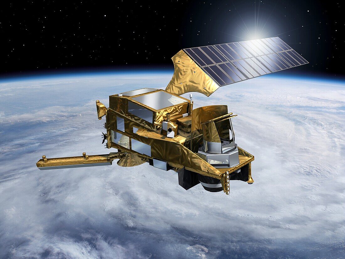 MetOp Second Generation satellite, illustration