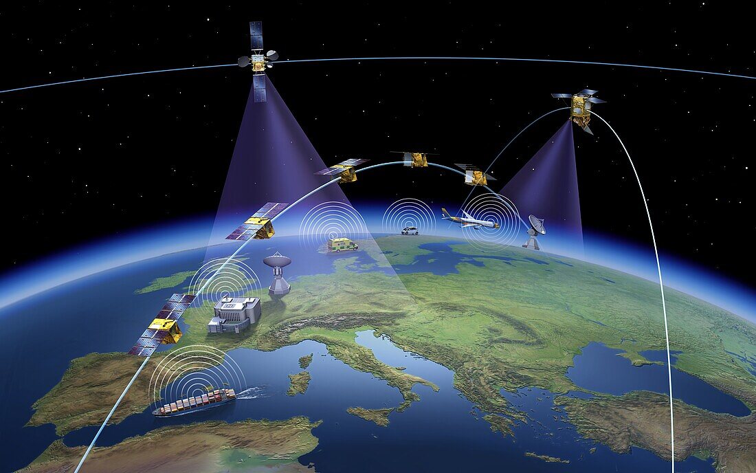 EarthCARE satellite, illustration
