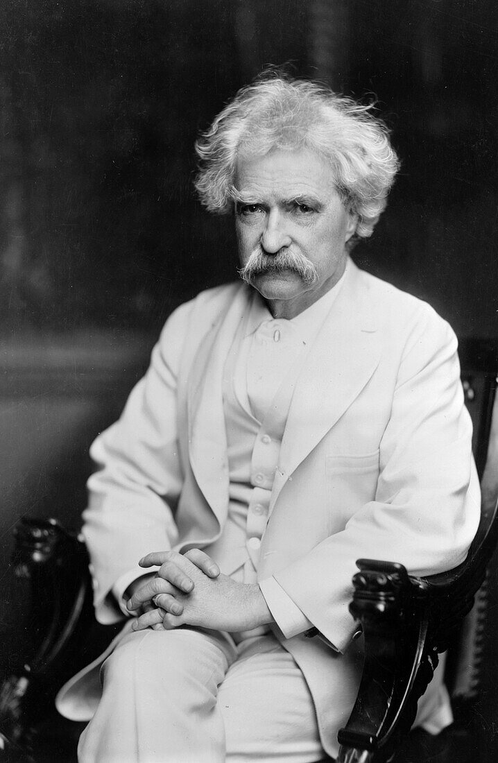 Mark Twain, US author