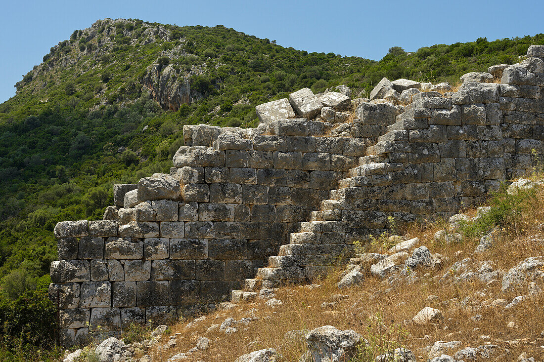 Battlements staircase, Ancient Palairos.