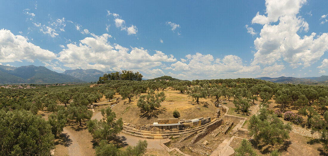 The 'Round Building' of Ancient Sparta.