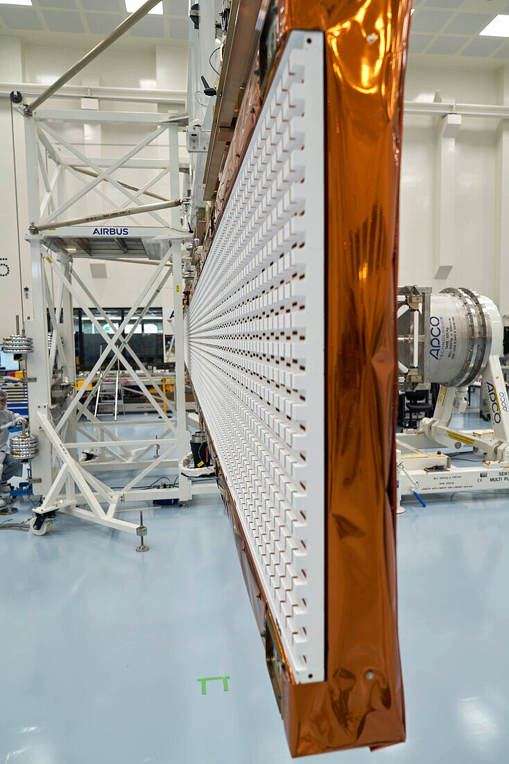 Copernicus Sentinel-1c radar antenna being tested