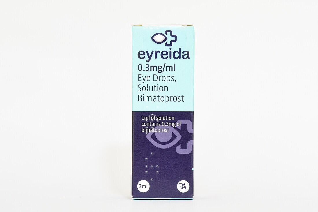 Bimatoprost anti-glaucoma eye drops
