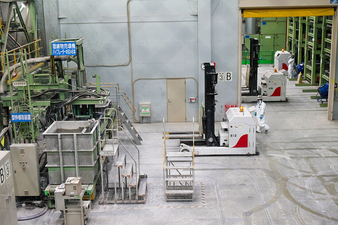 Decontaminated waste disposal facility, Fukushima, Japan