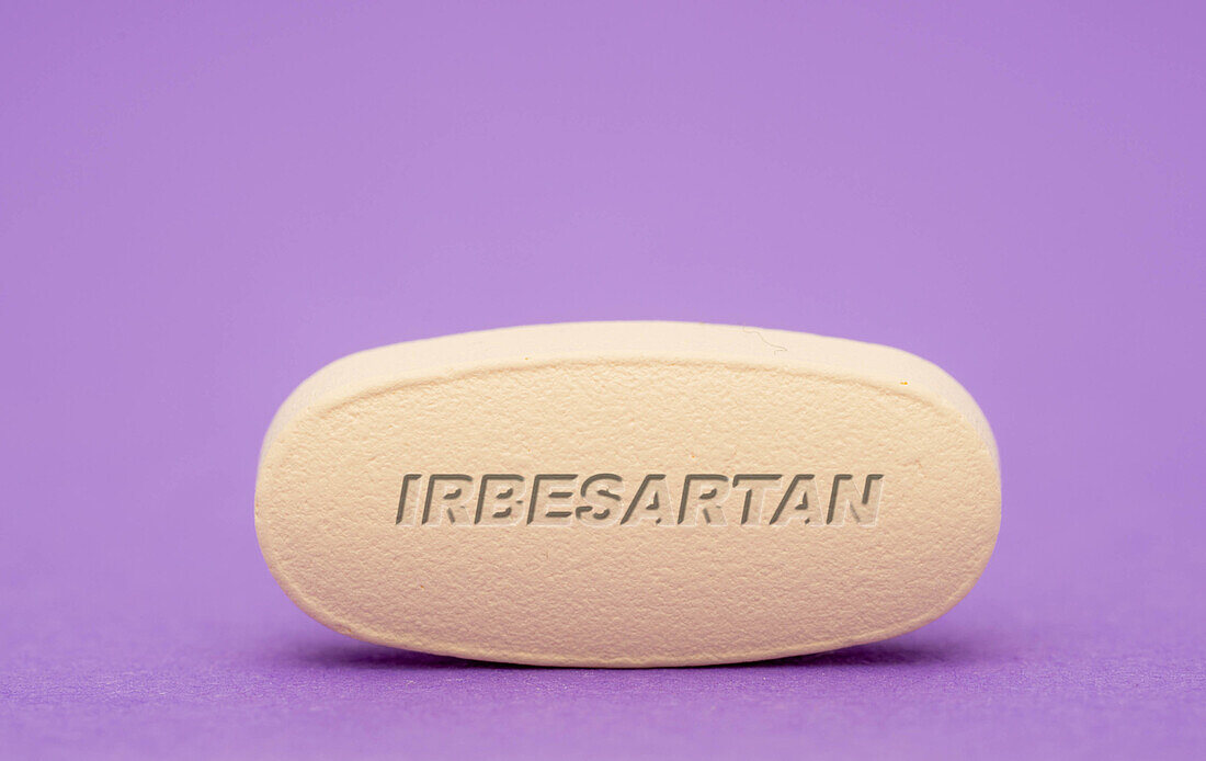 Irbesartan pill, conceptual image