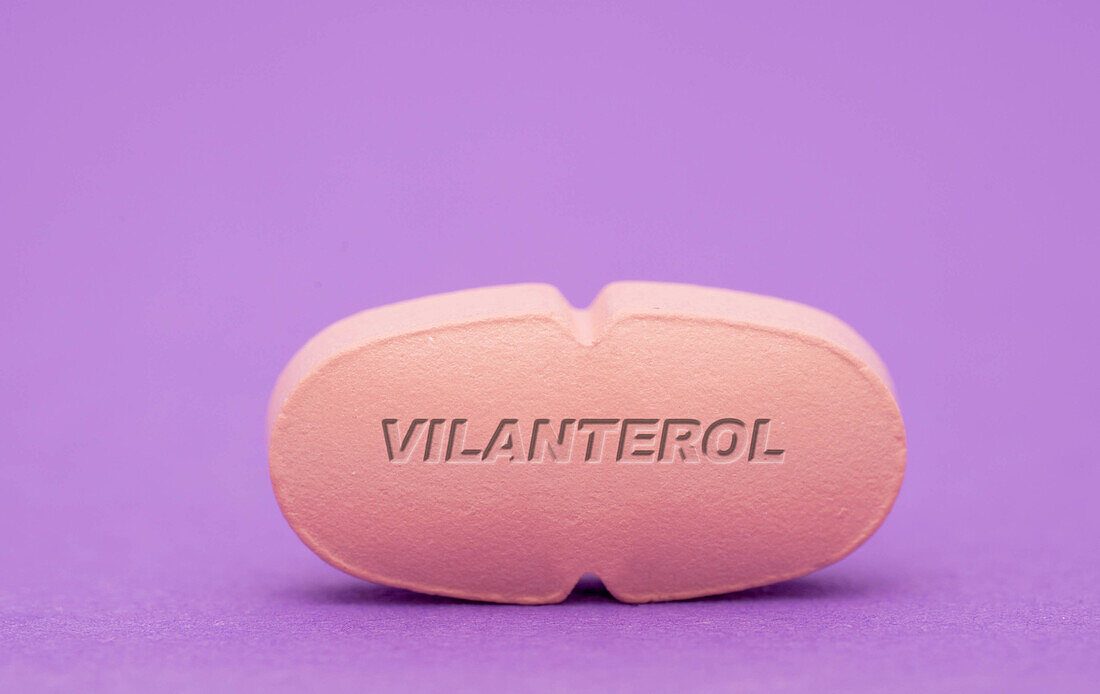 Vilanterol pill, conceptual image