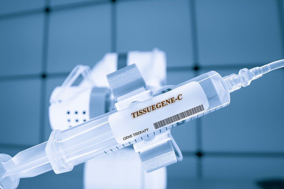 TissueGene-C gene therapy, conceptual image