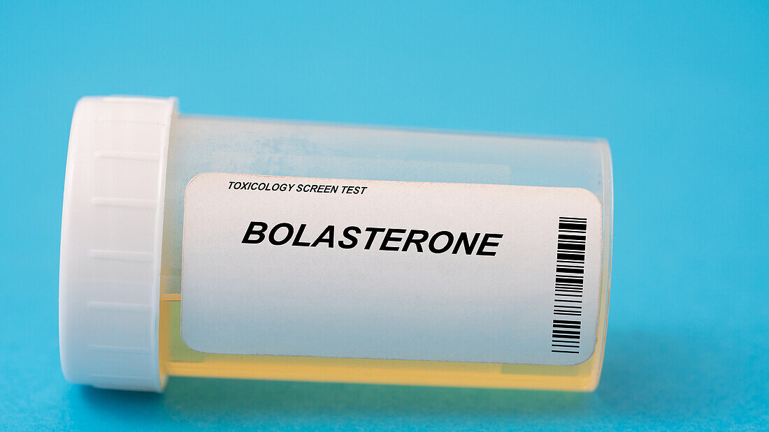 Urine test for bolasterone