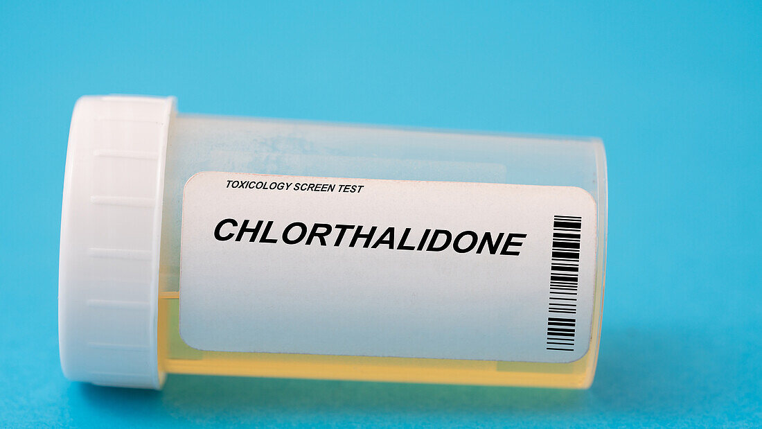 Urine test for chlorthalidone