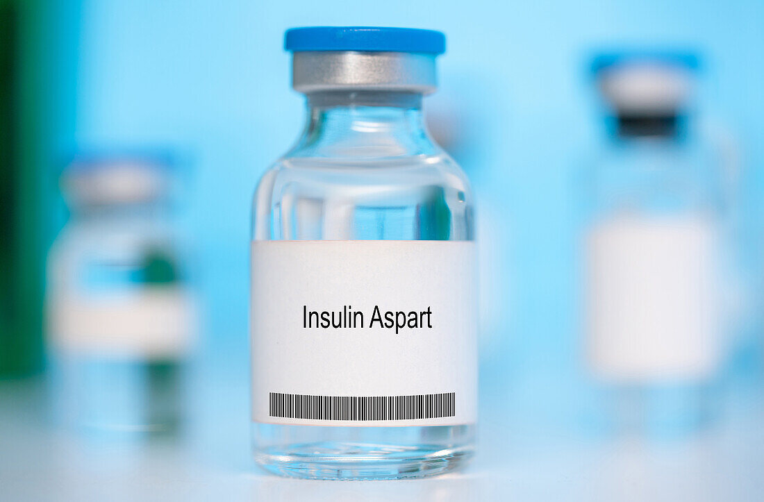 Vial of insulin aspart